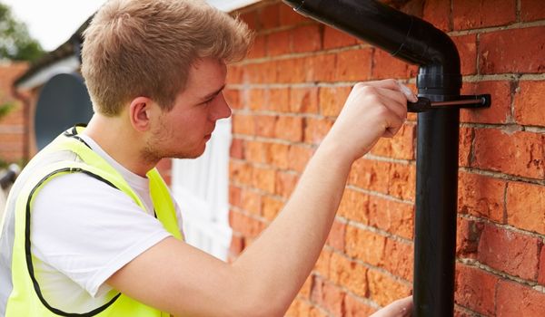 90 graden hoek regenpijp vervangen