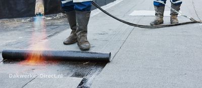 Daklekkage opgelost nieuwe bitumen